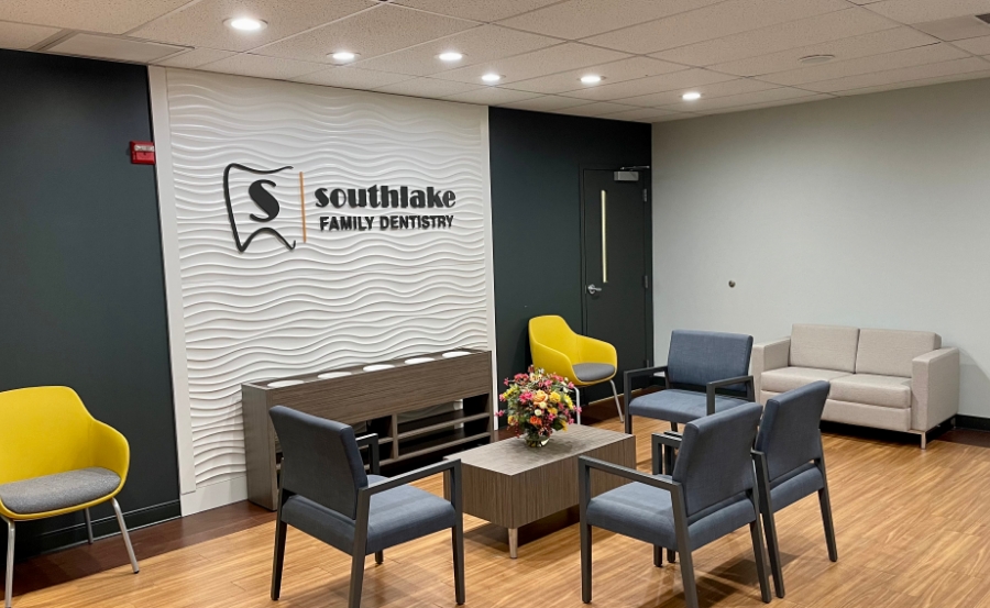 Dental office waiting room
