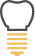 Animated dental implant supported dental crown representing tooth replacement