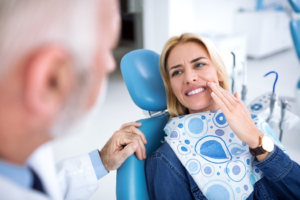 a patient attending their emergency dental appointment